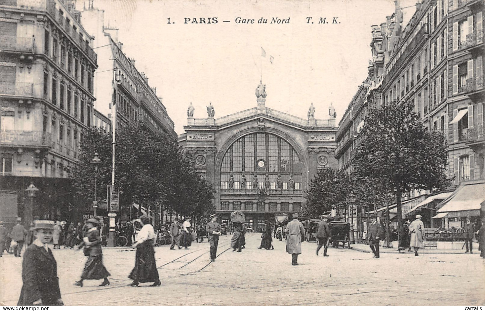 75-PARIS GARE DU NORD-N°3788-G/0049 - Métro Parisien, Gares