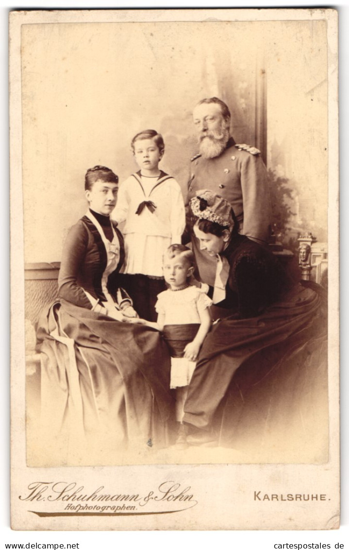 Fotografie Th. Schuhmann & Sohn, Karlsruhe, Grossherzog Friedrich I. Von Baden & Grossherzogin Luise Von Baden  - Berühmtheiten