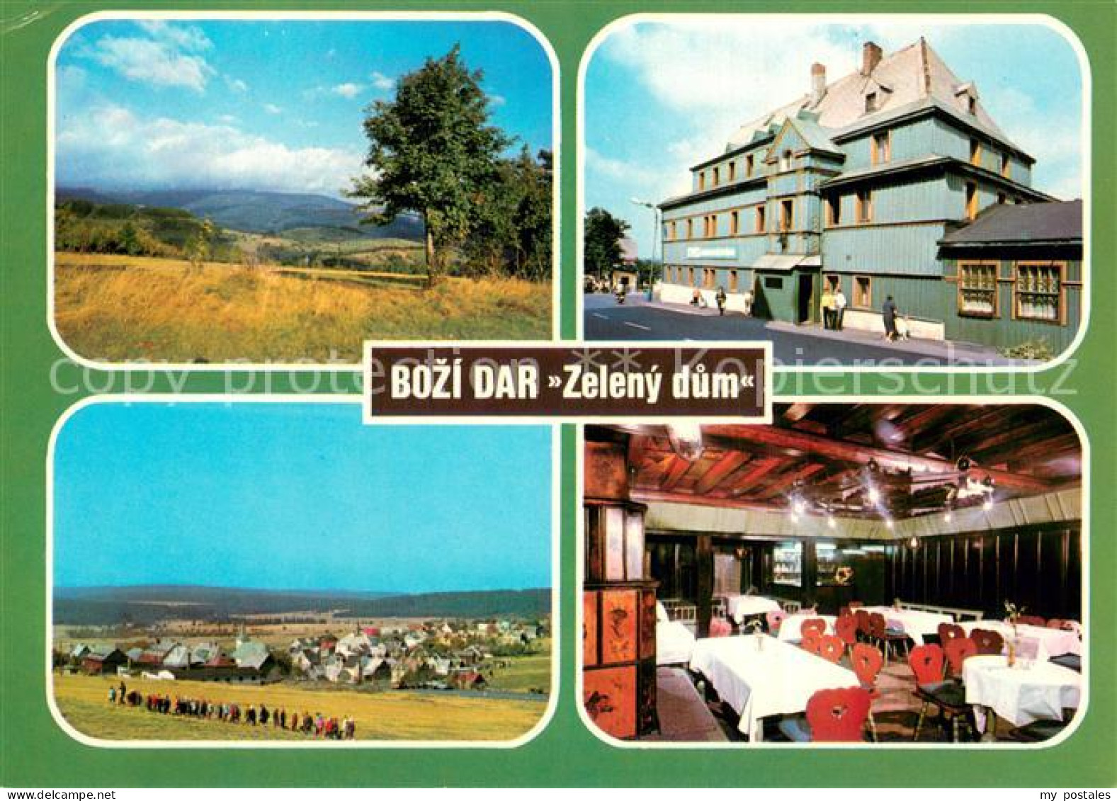 73741577 Bozi Dar Gottesgab CZ Zeleny Dum Hotel Restaurant Landschaftspanorama  - Tschechische Republik