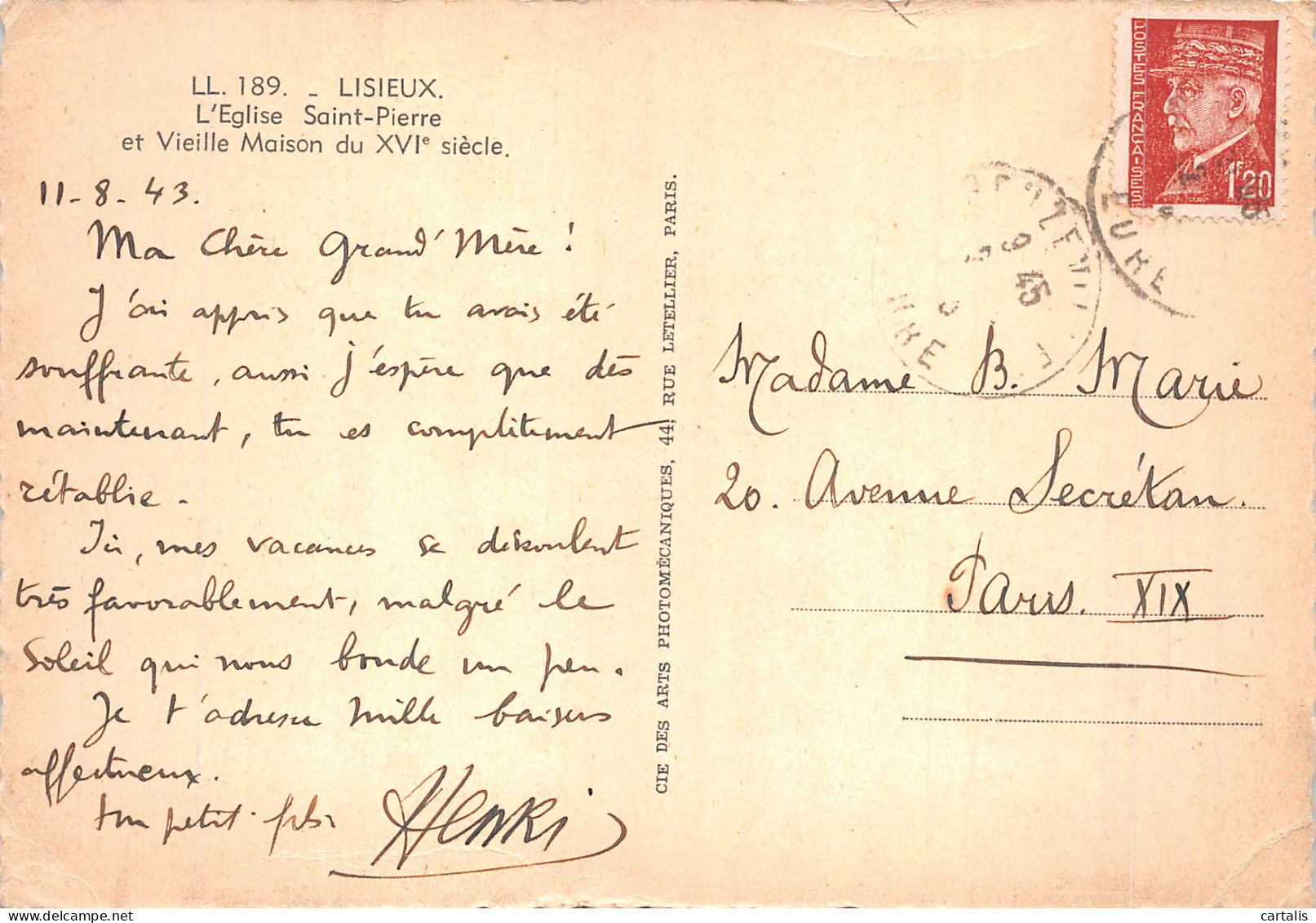 14-LISIEUX-N° 4421-B/0135 - Lisieux