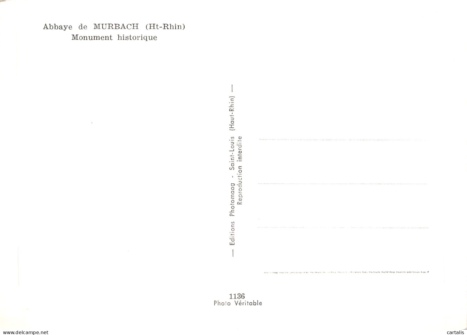 68-MURBACH ABBAYE-N° 4421-A/0385 - Murbach