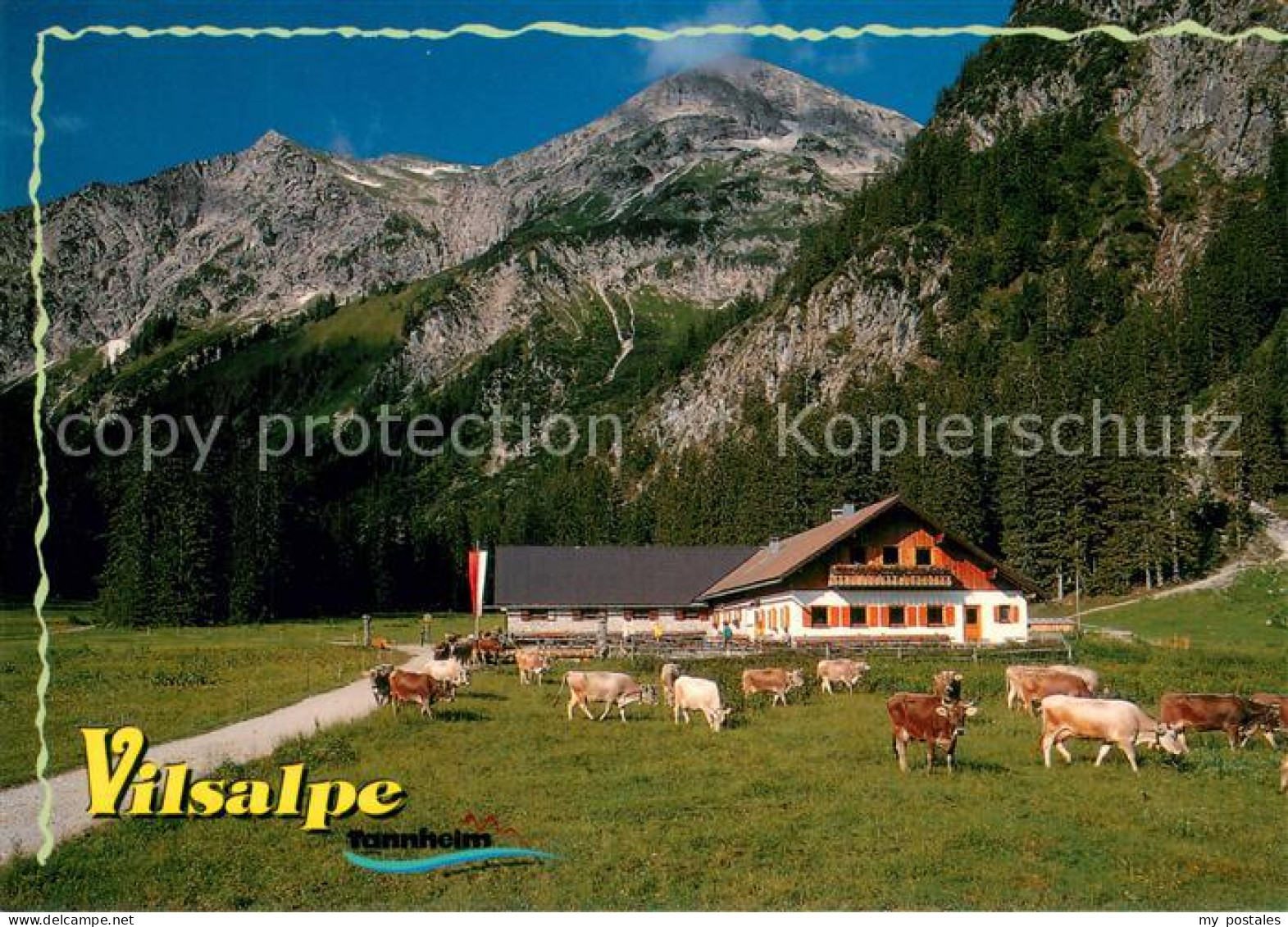 73741563 Vilsalpsee Alm Wirtschaft Vilsalpe Almwieh Kuehe Vilsalpsee - Sonstige & Ohne Zuordnung