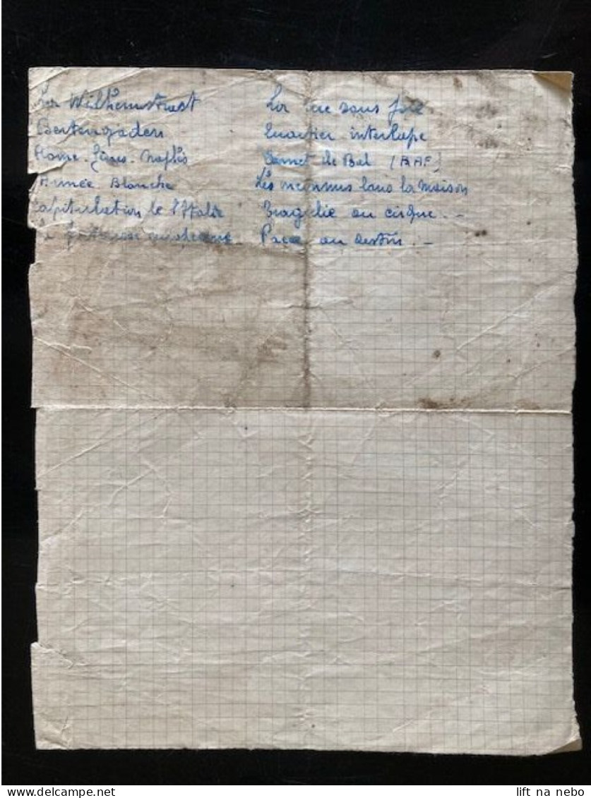 Tract Presse Clandestine Résistance Belge WWII WW2 Liste De Noms Et Sobriquet Associés 'Hitler: Si J'étais Le Patron... - Documentos