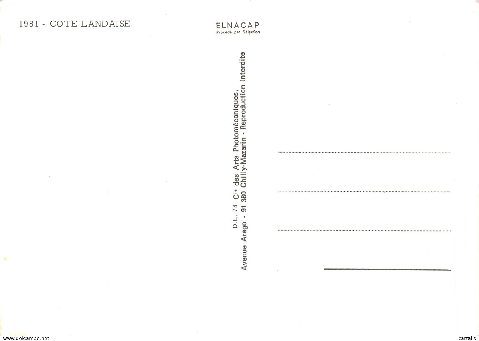 40-COTE LANDAISE-N° 4421-A/0159 - Other & Unclassified