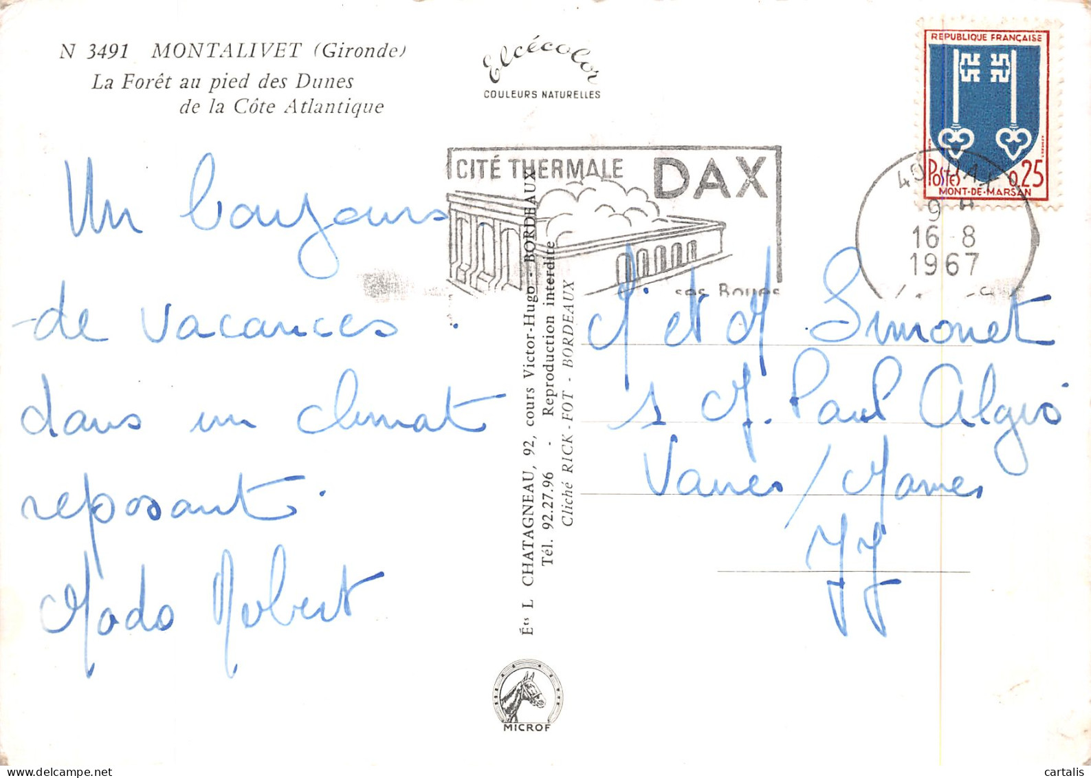 33-MONTALIVET-N° 4421-A/0081 - Other & Unclassified