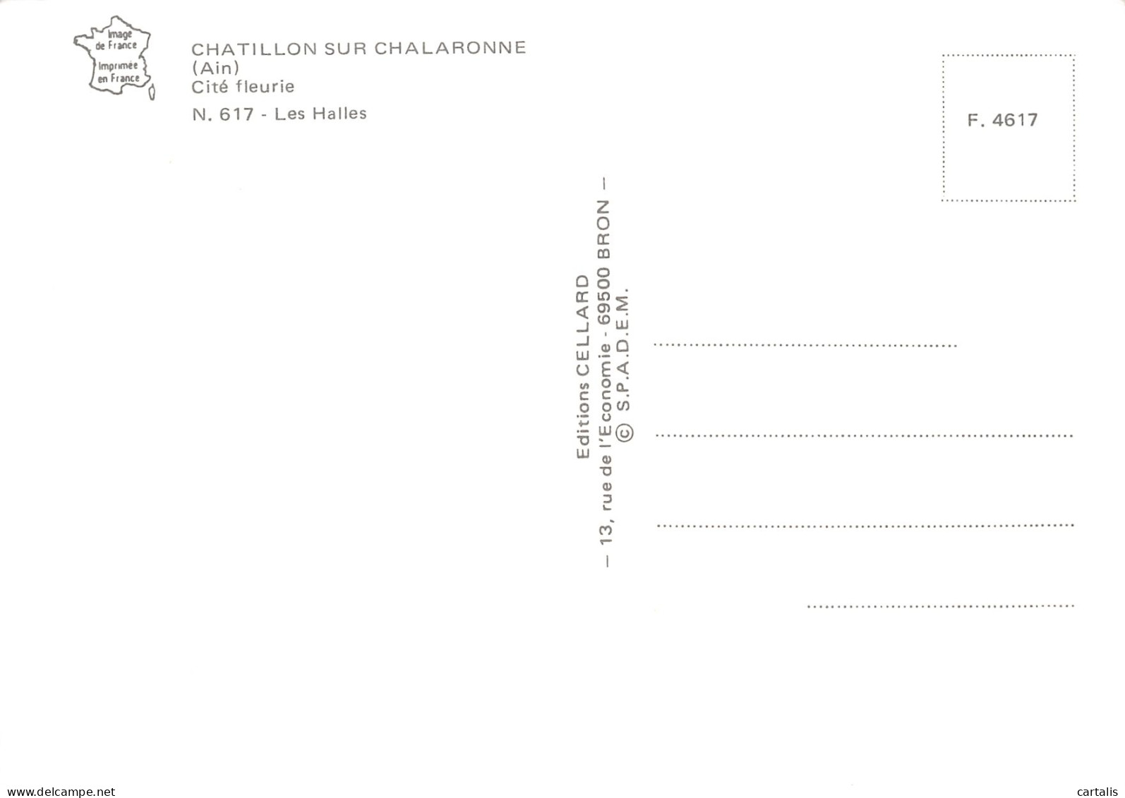 01-CHATILLON SUR CHALARONNE-N° 4421-A/0059 - Châtillon-sur-Chalaronne