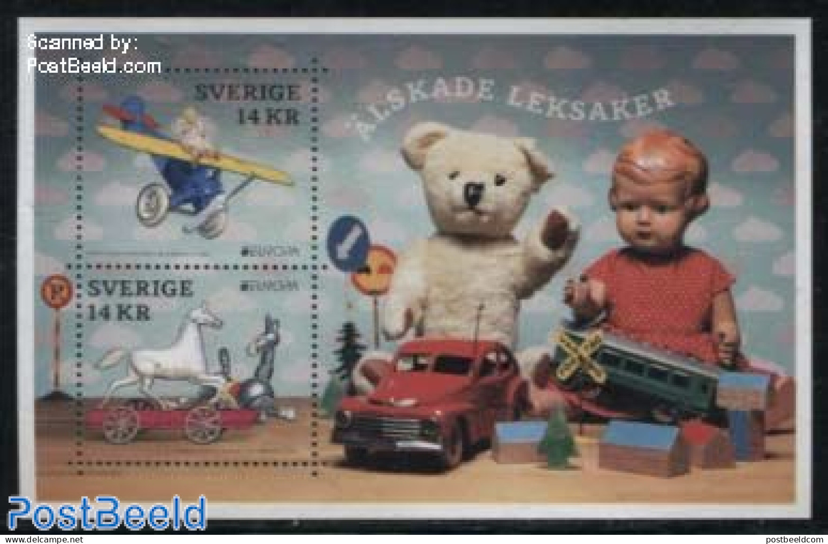 Sweden 2015 Europa, Old Toys S/s, Mint NH, History - Nature - Transport - Various - Europa (cept) - Horses - Trees & F.. - Ungebraucht