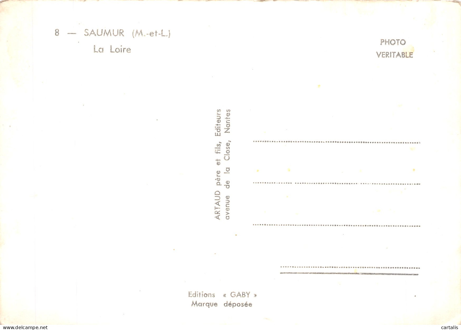 49-SAUMUR-N° 4421-D/0395 - Saumur
