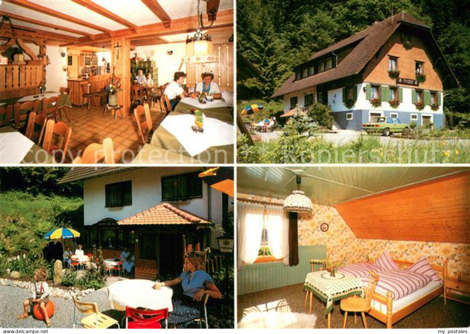 73726021 Zell Harmersbach Pension Cafe Vesperstube Waldhuesli Fremdenzimmer Zell - Sonstige & Ohne Zuordnung