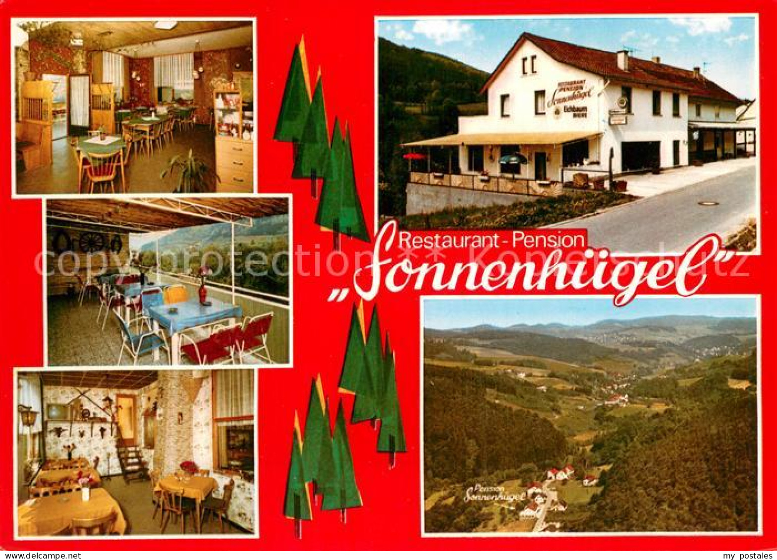 73726018 Ober-Schoenmattenwag Cafe Restaurant Pension Sonnenhuegel Fliegeraufnah - Altri & Non Classificati