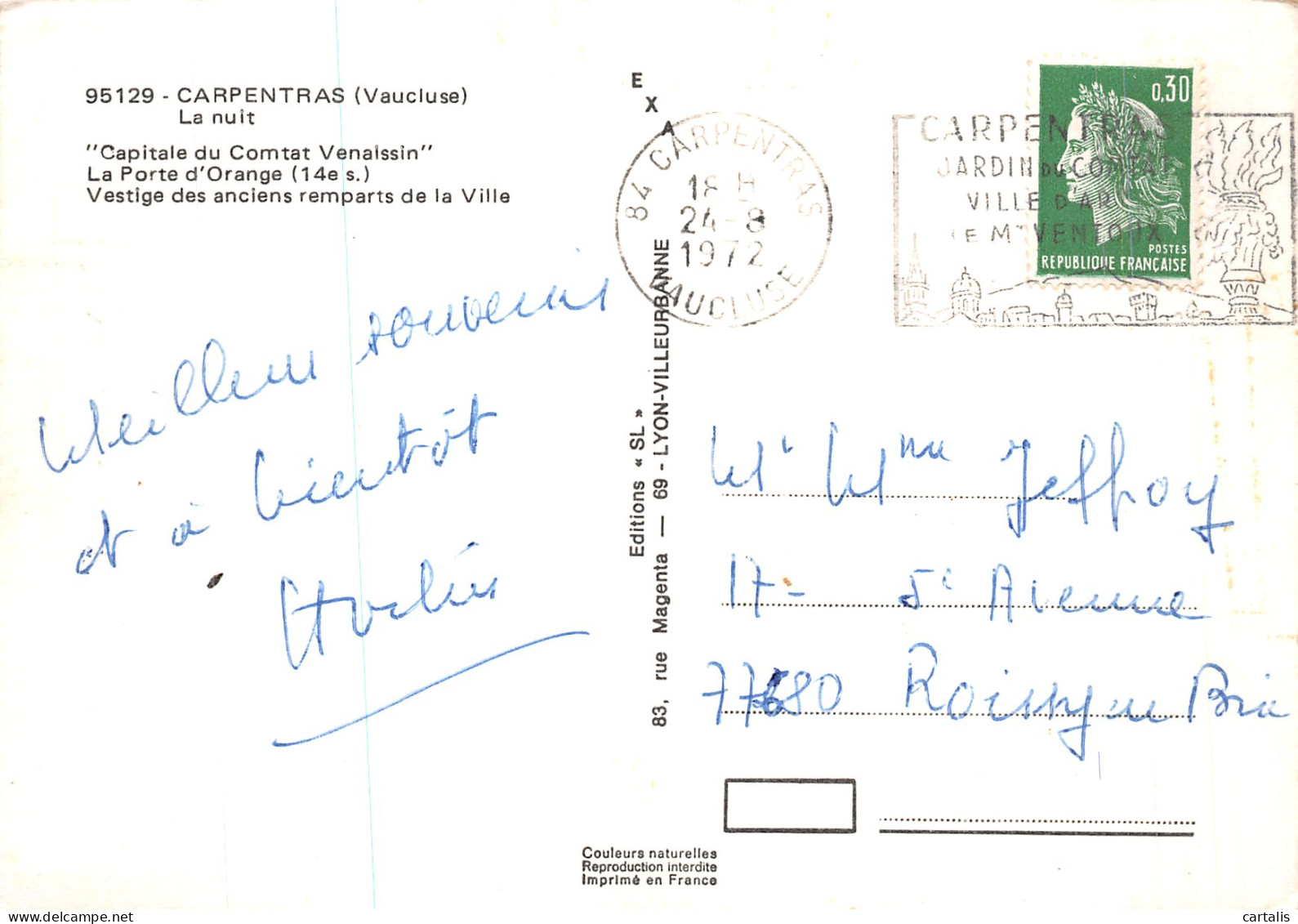 84-CARPENTRAS-N° 4421-C/0131 - Carpentras