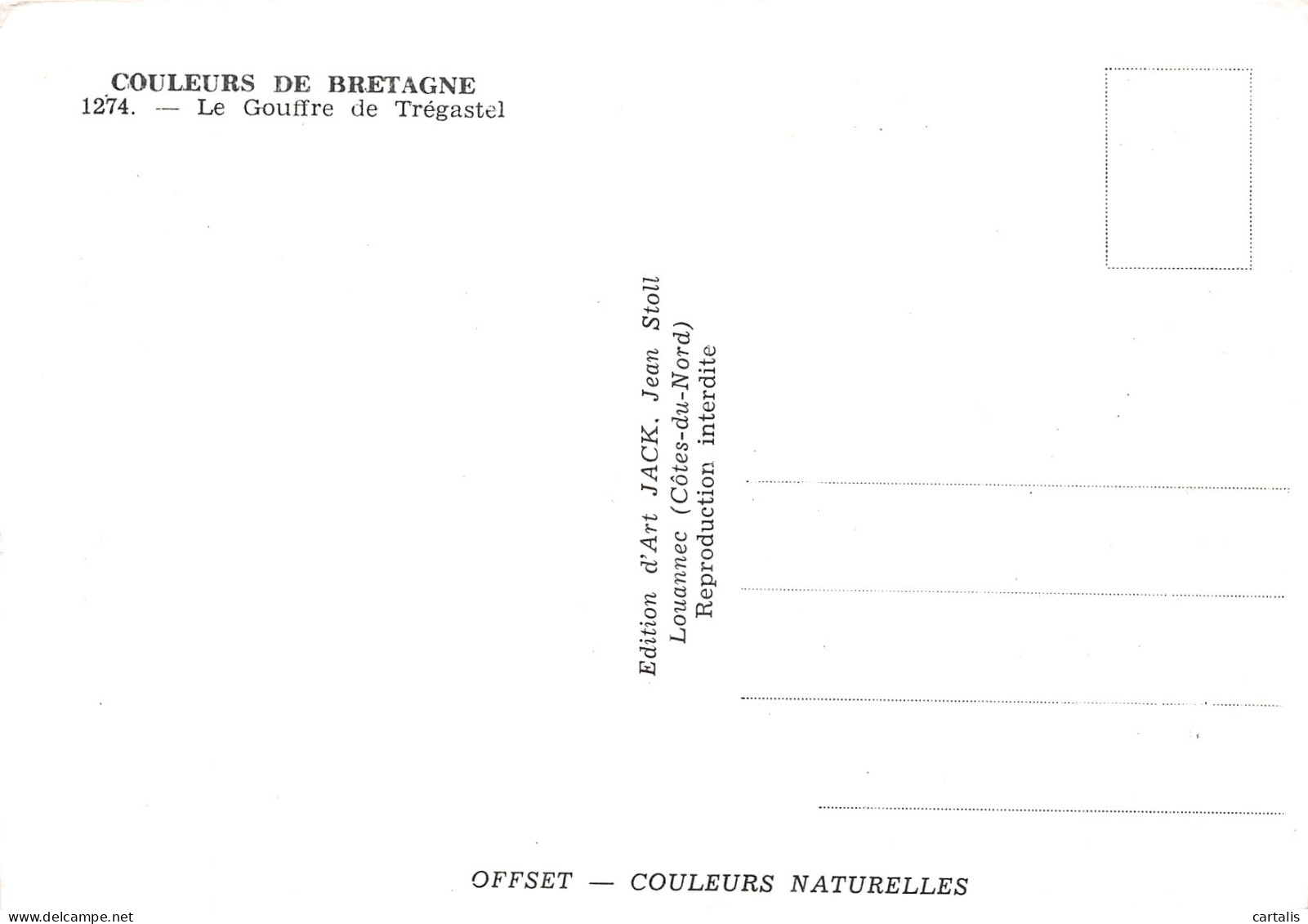 22-TREGASTEL LE GOUFFRE-N° 4421-C/0103 - Trégastel