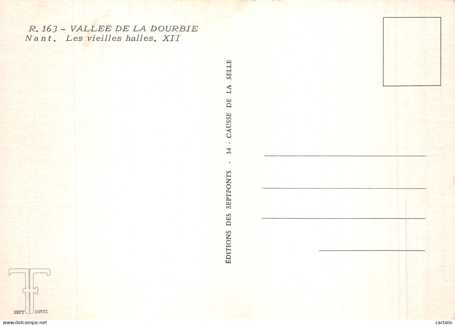 12-NANT VALLEE DE LA DOURBIE-N° 4421-B/0355 - Sonstige & Ohne Zuordnung
