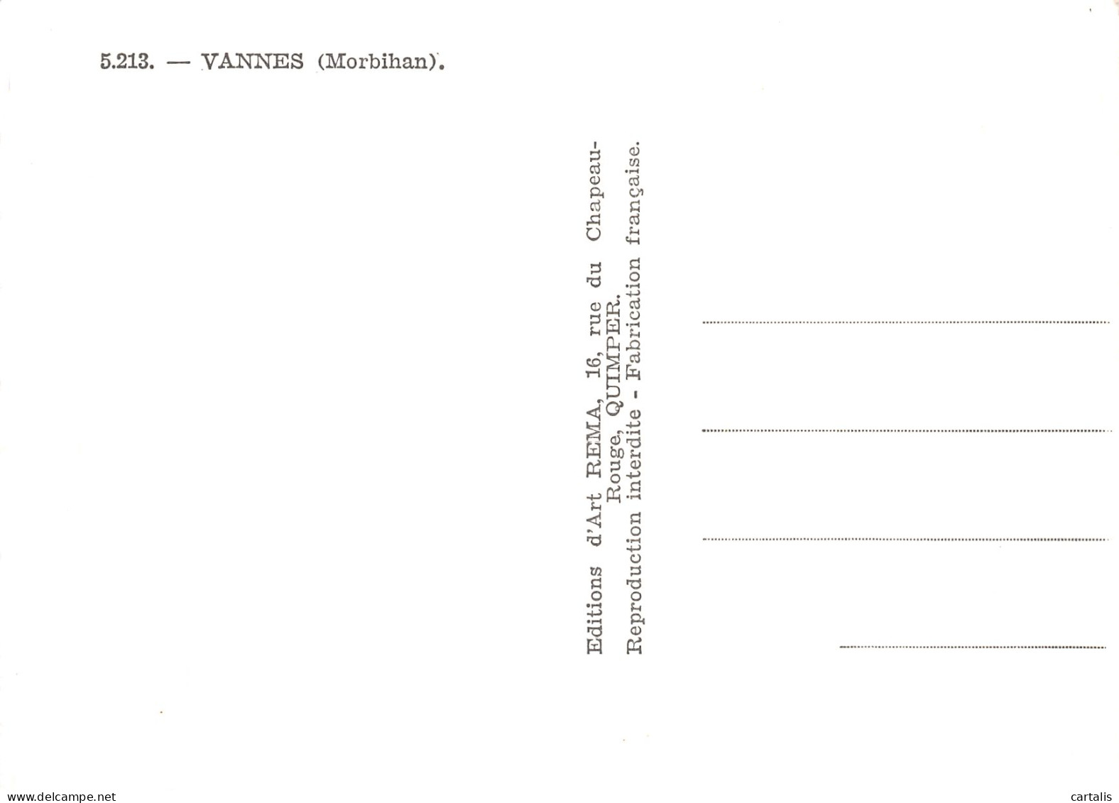 56-VANNES-N° 4421-B/0315 - Vannes