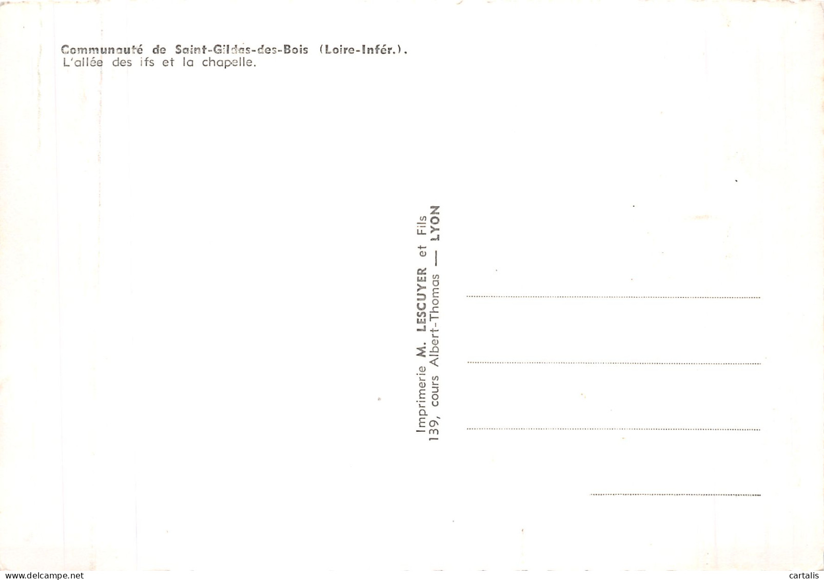 44-SAINT GILDAS DES BOIS-N° 4422-B/0371 - Other & Unclassified