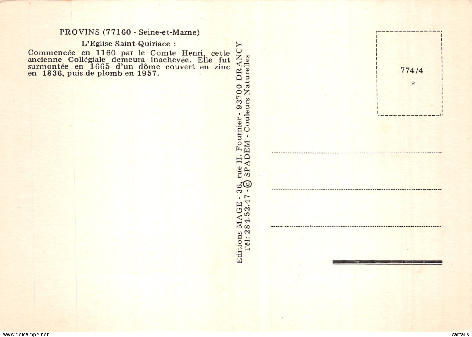 77-PROVINS-N° 4422-B/0265 - Provins