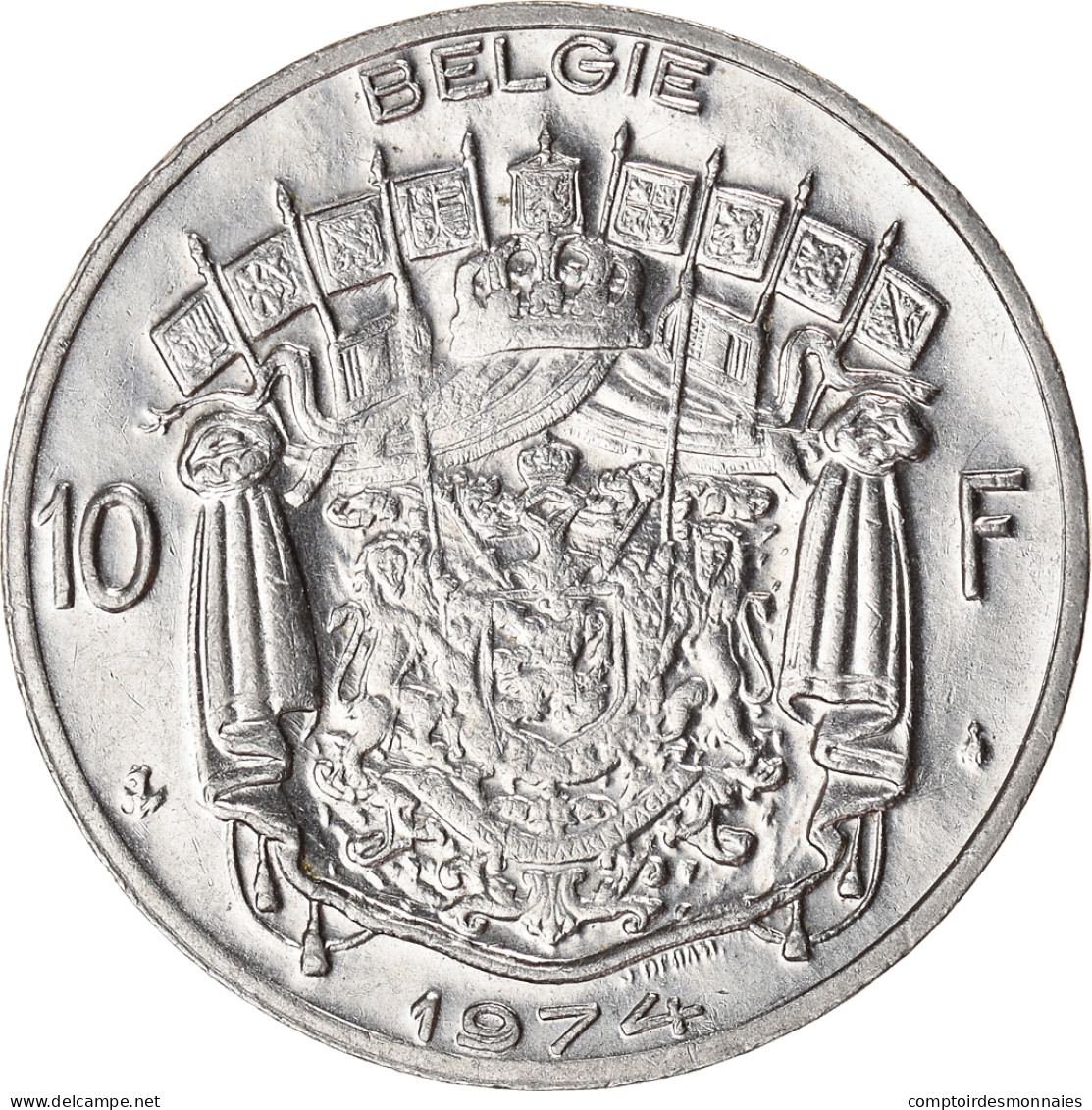 Monnaie, Belgique, 10 Francs, 10 Frank, 1974 - 10 Francs