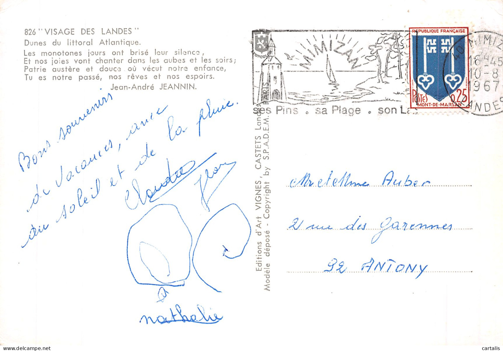 40-LES LANDES-N° 4422-B/0213 - Other & Unclassified