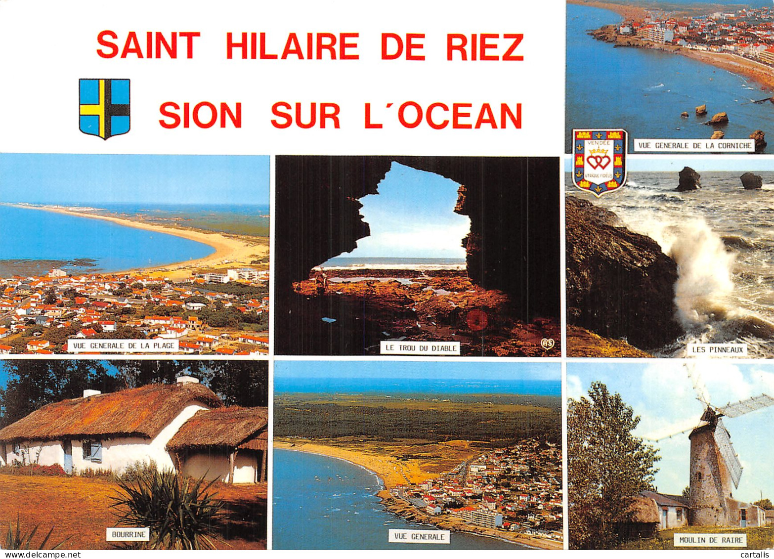 85-SAINT HILAIRE DE RIEZ SION SUR L OCEAN-N° 4422-B/0197 - Saint Hilaire De Riez