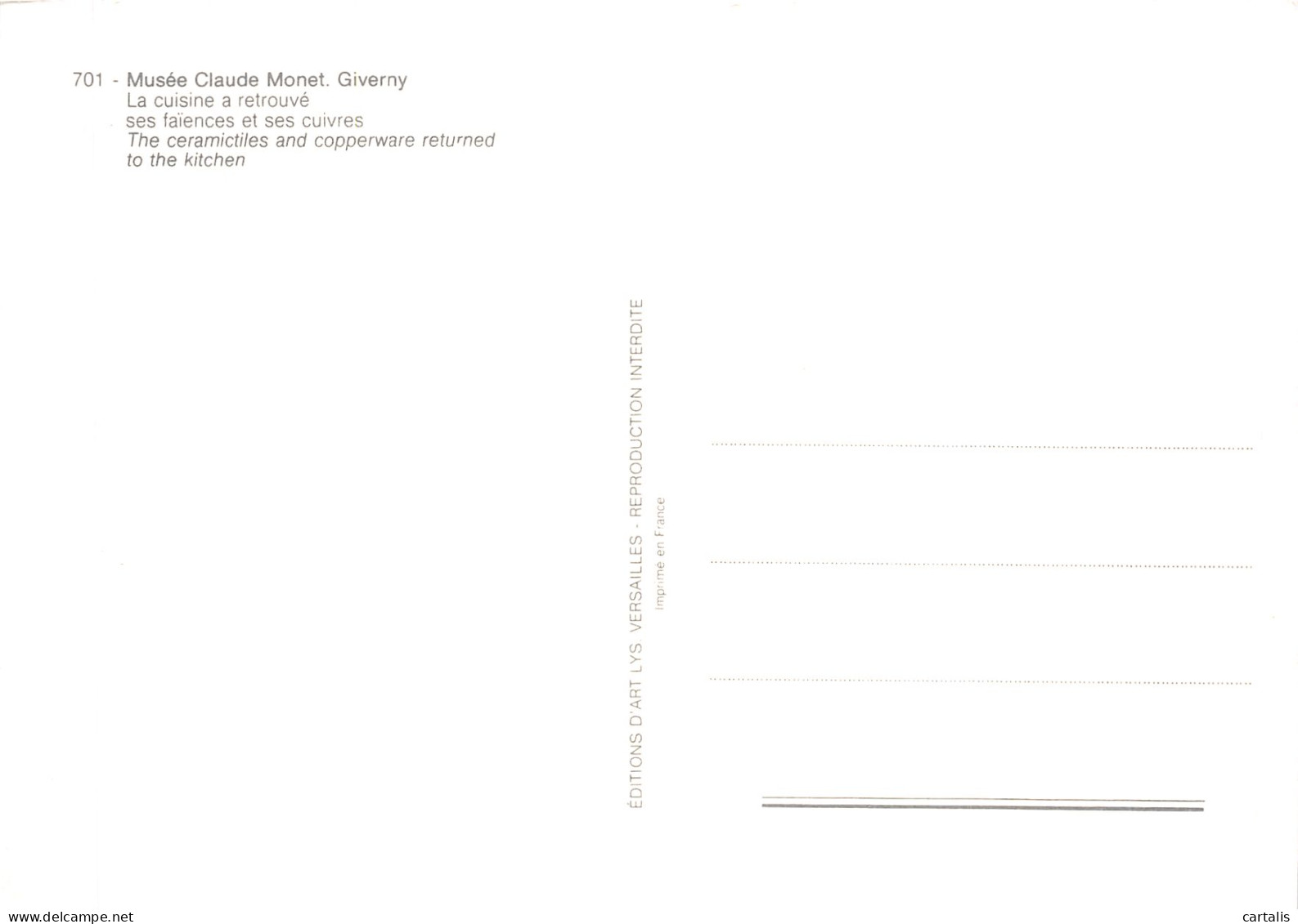 27-GIVERNY -N° 4422-A/0391 - Altri & Non Classificati