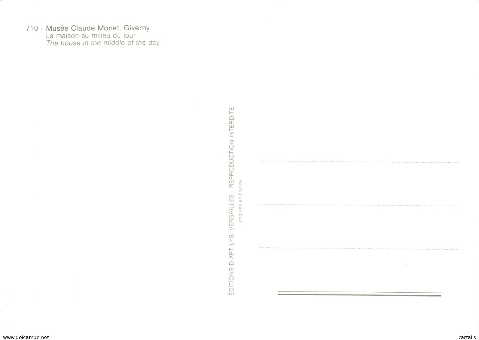 27-GIVERNY -N° 4422-A/0389 - Altri & Non Classificati