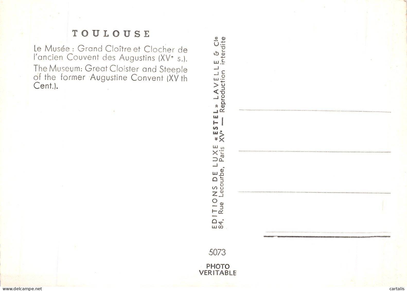 31-TOULOUSE-N° 4422-A/0329 - Toulouse