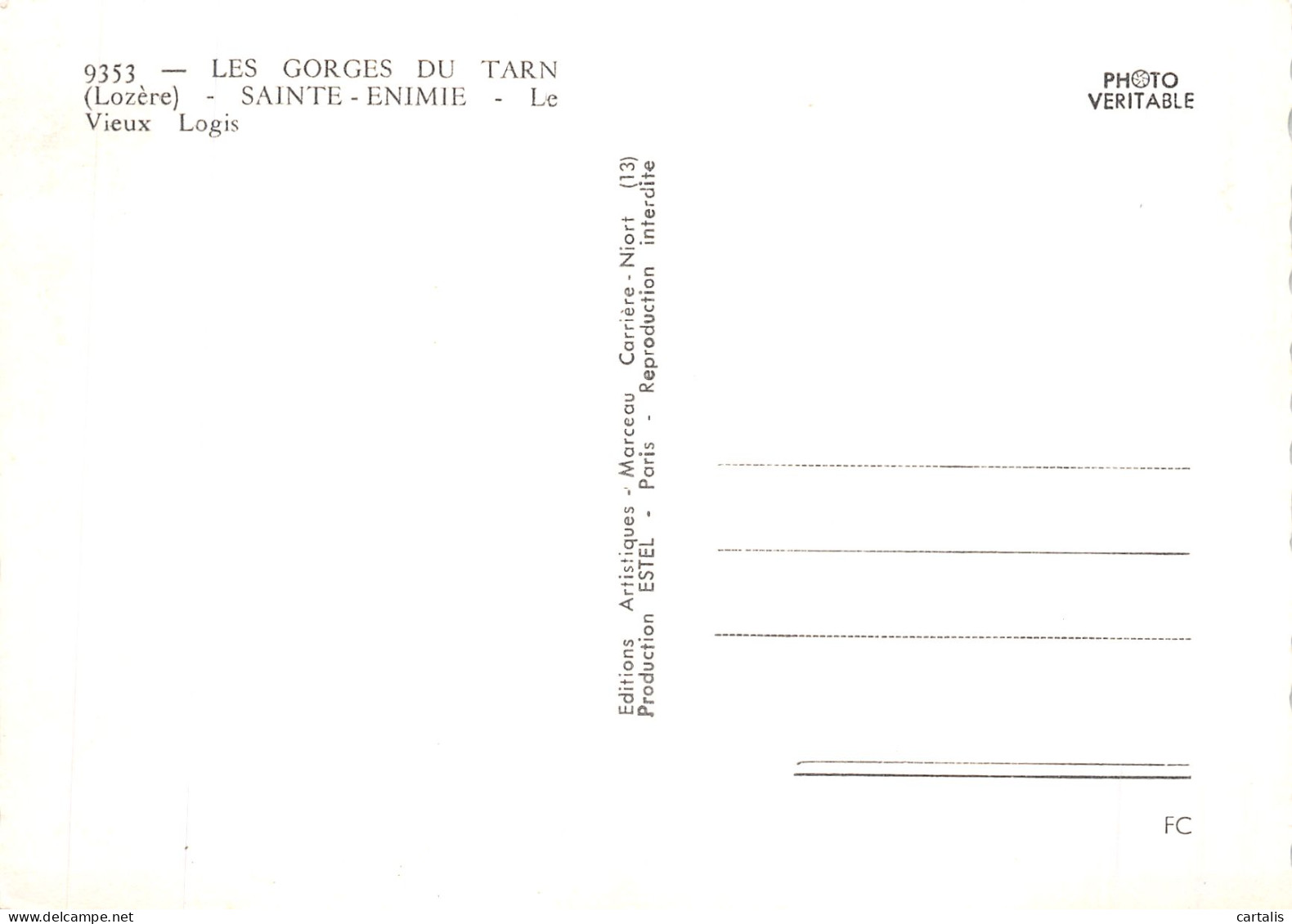 48-SAINTE ENIMIE-N° 4422-A/0251 - Other & Unclassified