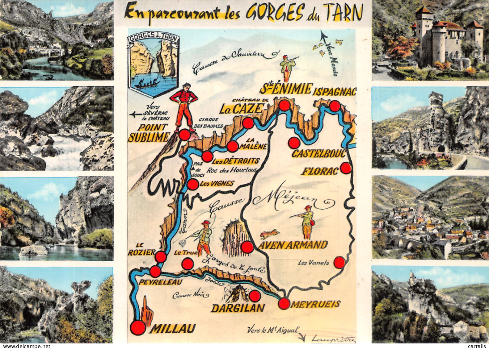 48-LES GORGES DU TARN-N° 4422-A/0191 - Other & Unclassified