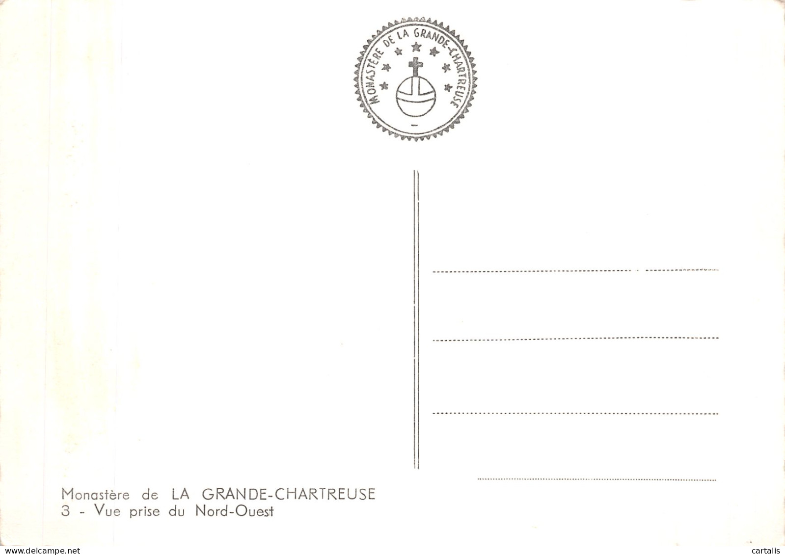 39-MONASTERE DE LA GRANDE CHARTREUSE-N° 4422-A/0165 - Other & Unclassified