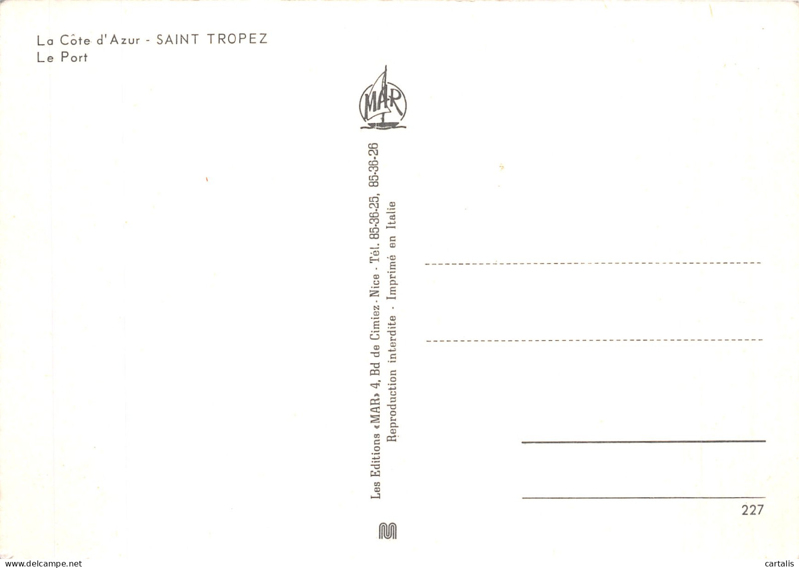 83-SAINT TROPEZ-N° 4422-A/0139 - Saint-Tropez