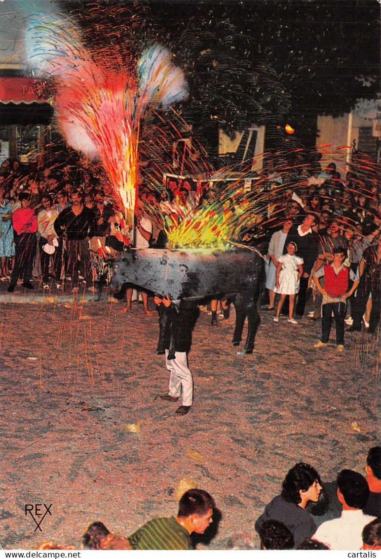 64-PAYS BASQUE FOLKLORE TORO DE FUEGO-N° 4422-A/0089 - Autres & Non Classés