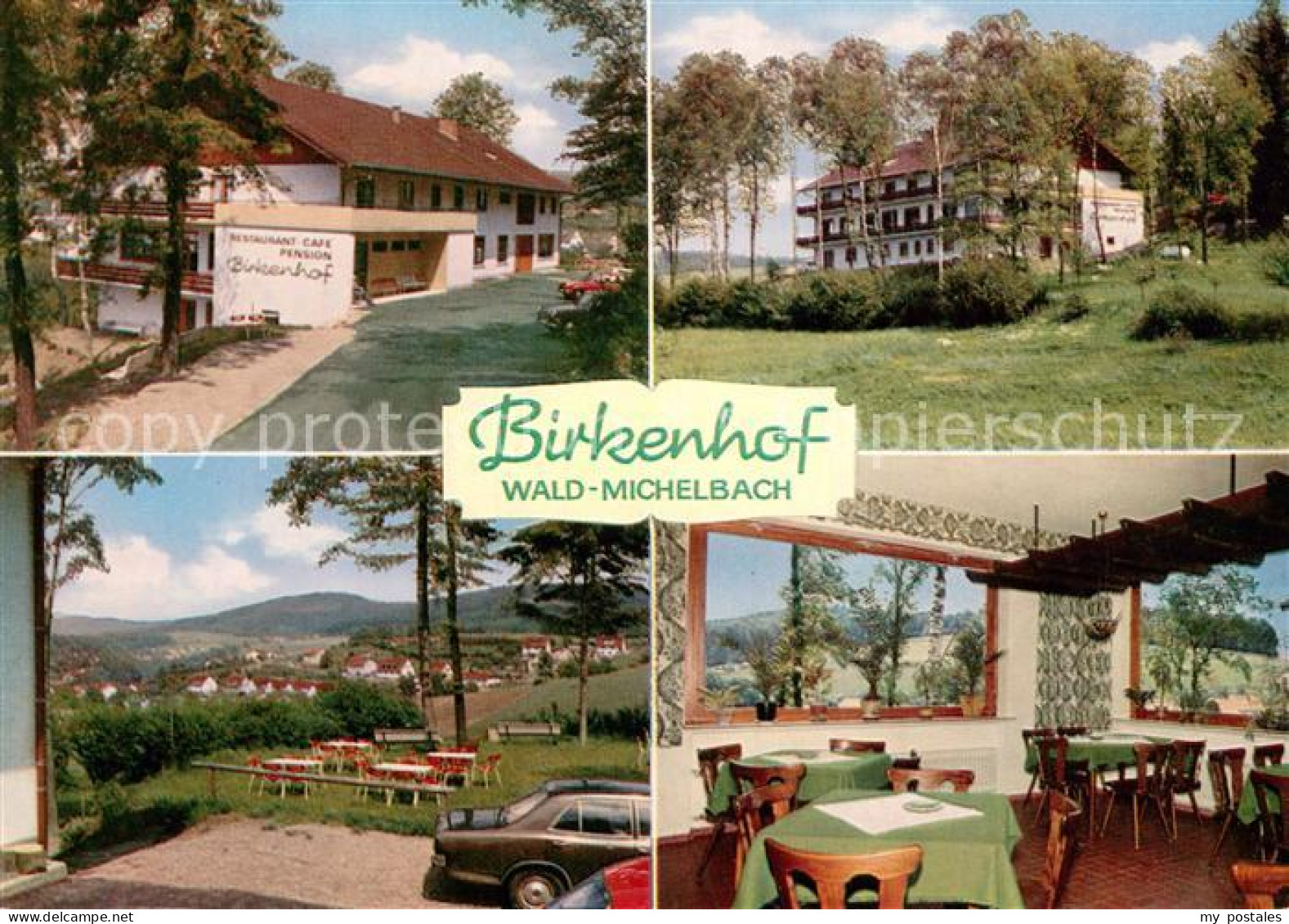 73725987 Waldmichelbach Restaurant Pension Birkenhof Panorama Waldmichelbach - Altri & Non Classificati