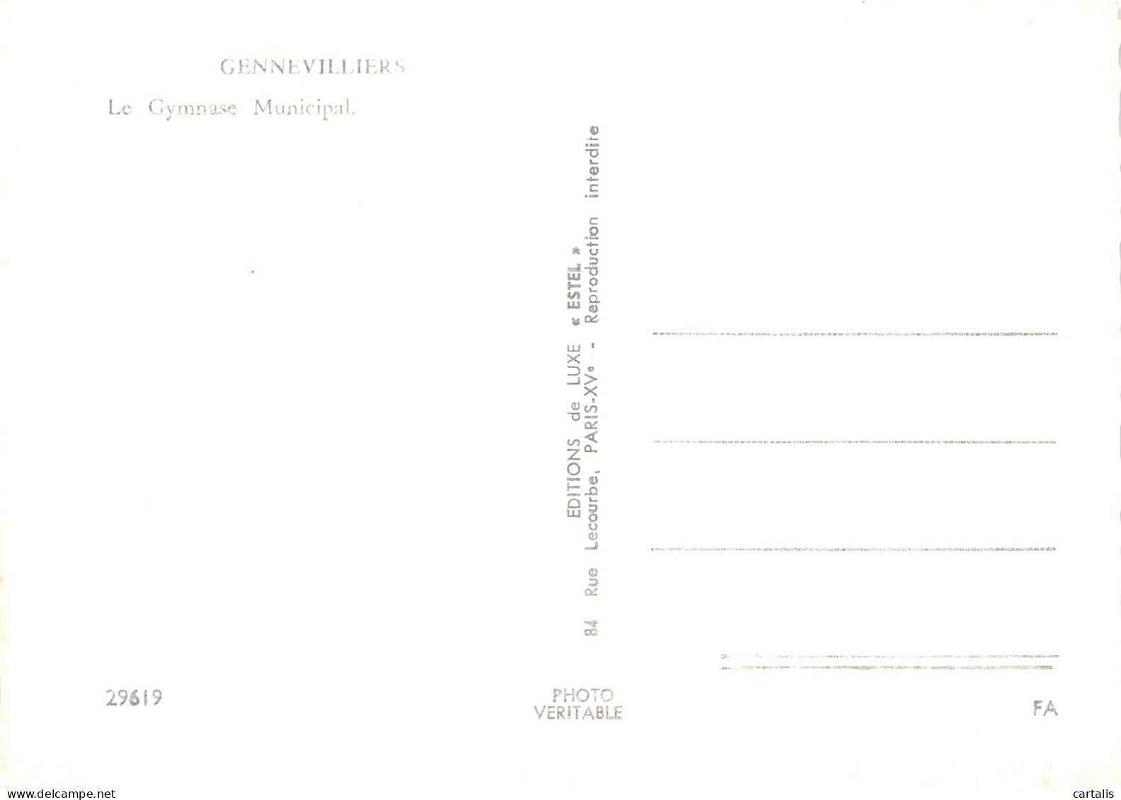 92-GENNEVILLIERS-N° 4423-A/0025 - Gennevilliers