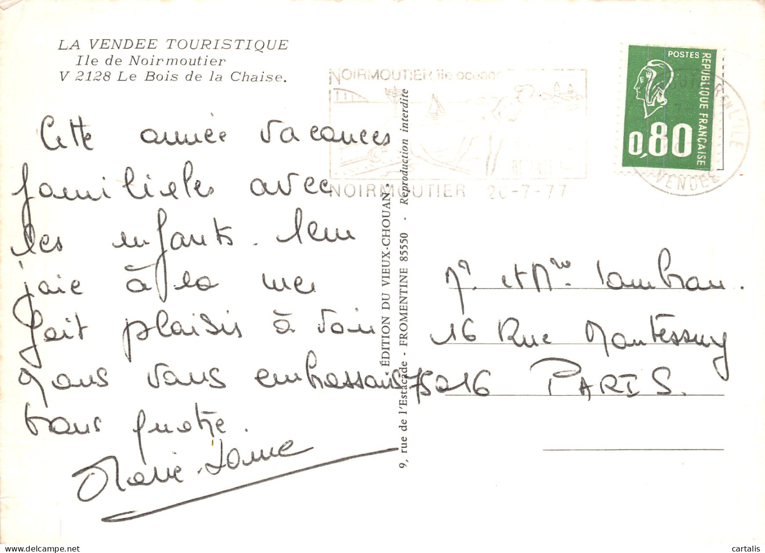 85-ILE DE NOIRMOUTIER-N° 4423-A/0011 - Ile De Noirmoutier