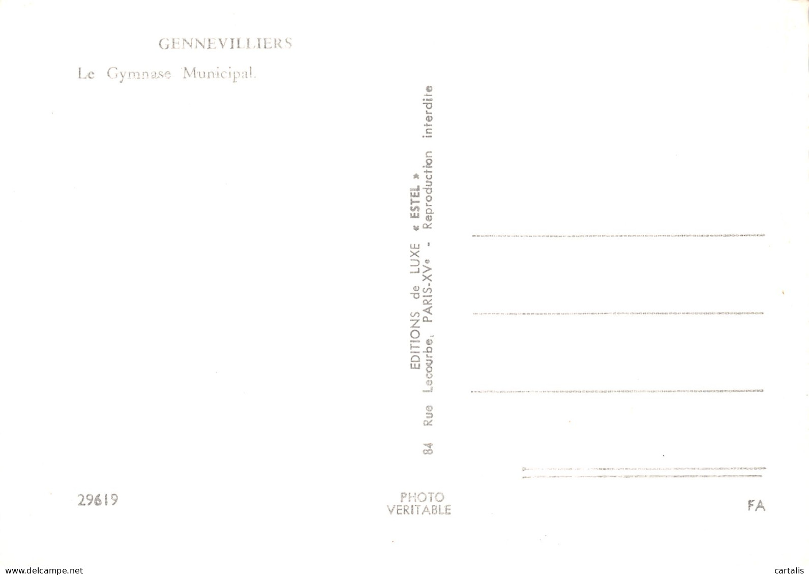 92-GENNEVILLIERS-N° 4423-A/0015 - Gennevilliers