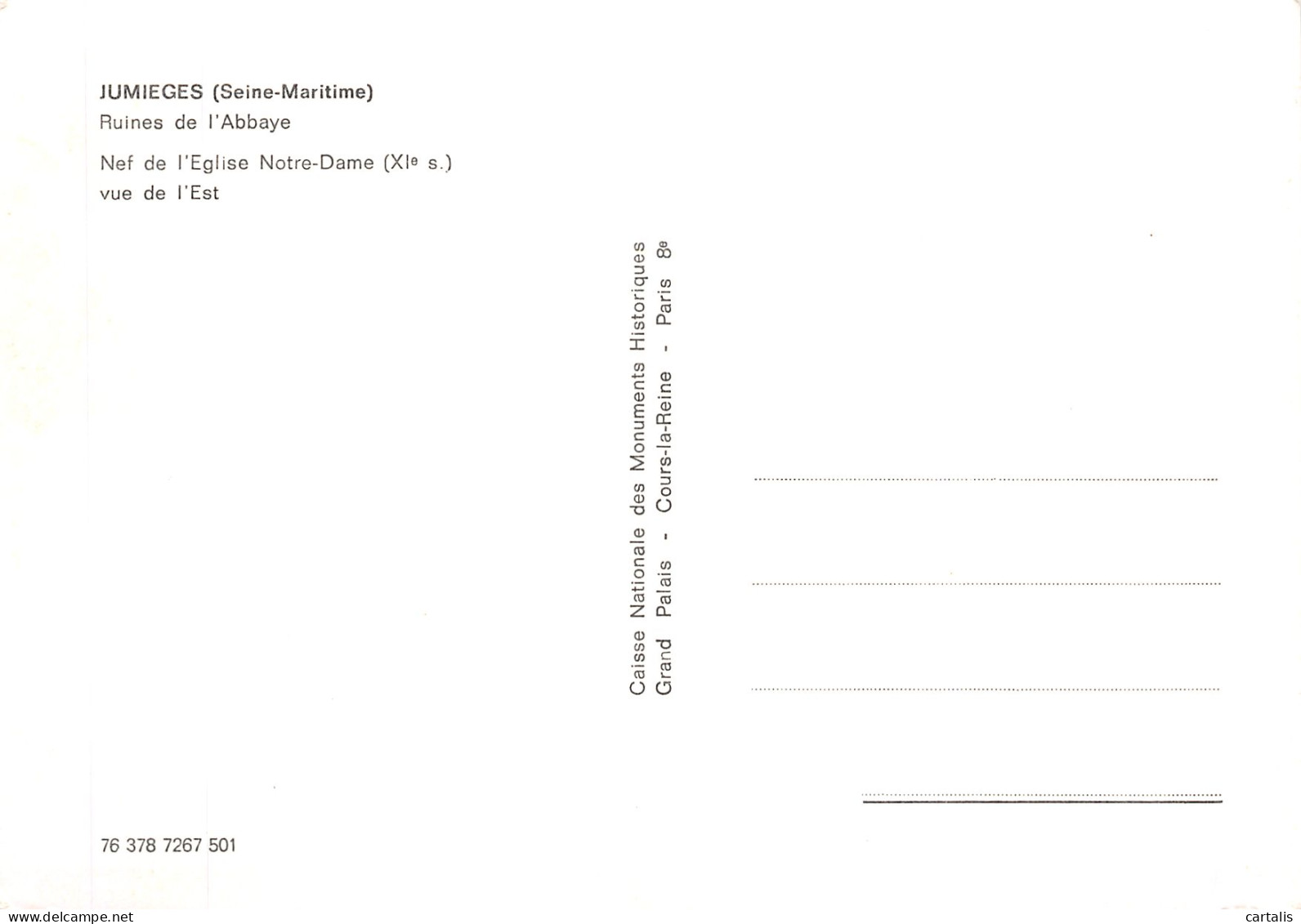 76-JUMIEGES-N° 4422-D/0371 - Jumieges
