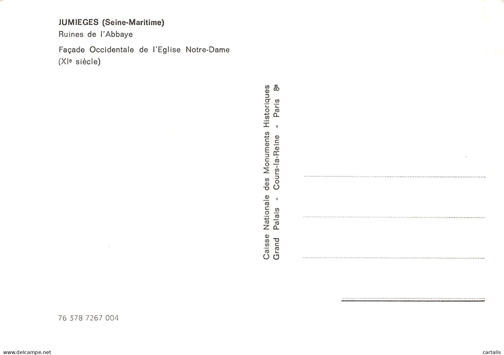 76-JUMIEGES-N° 4422-D/0239 - Jumieges