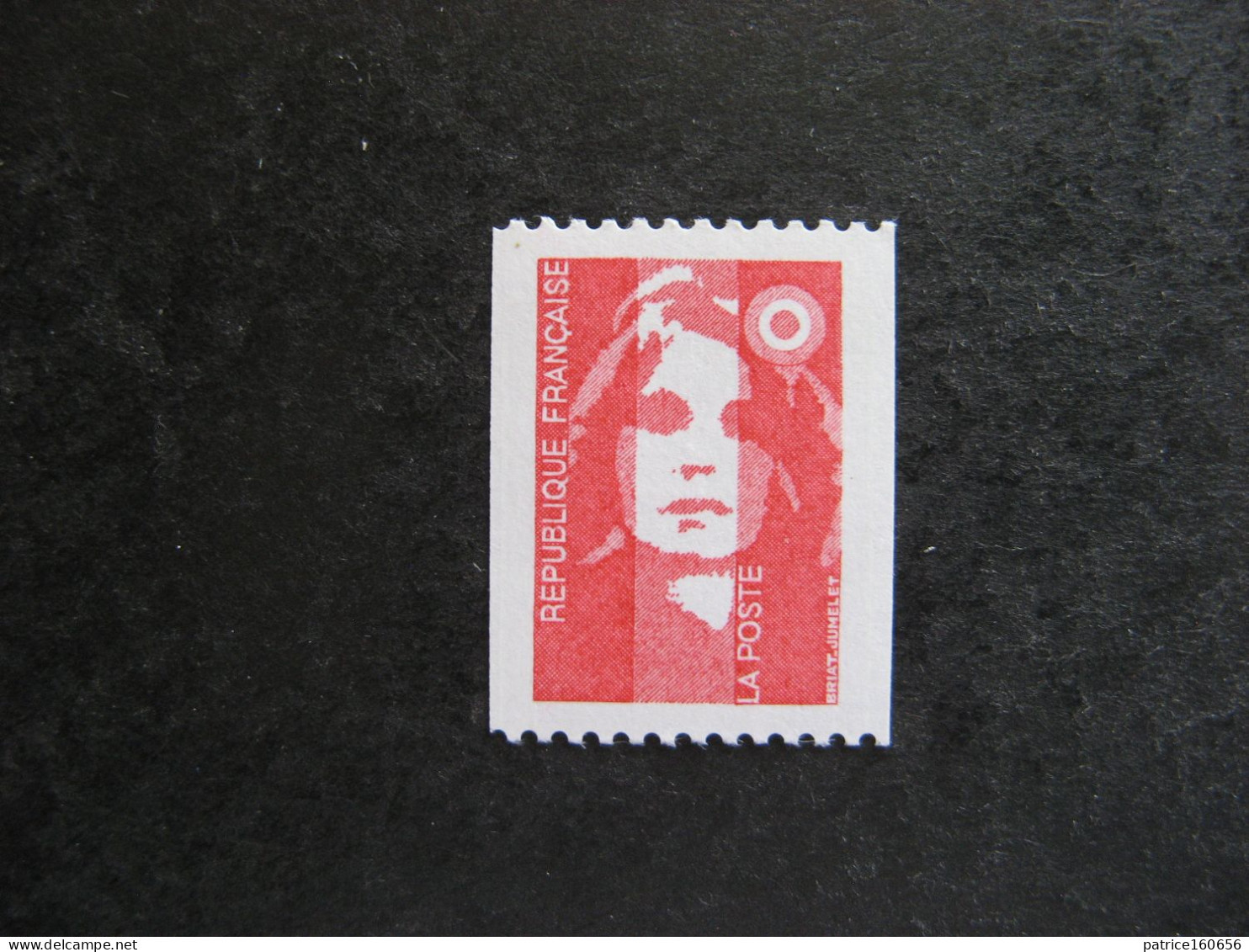 TB N° 2819e, Bandes De Phosphore à Cheval , Numéro Rouge , Neuf XX . - Unused Stamps