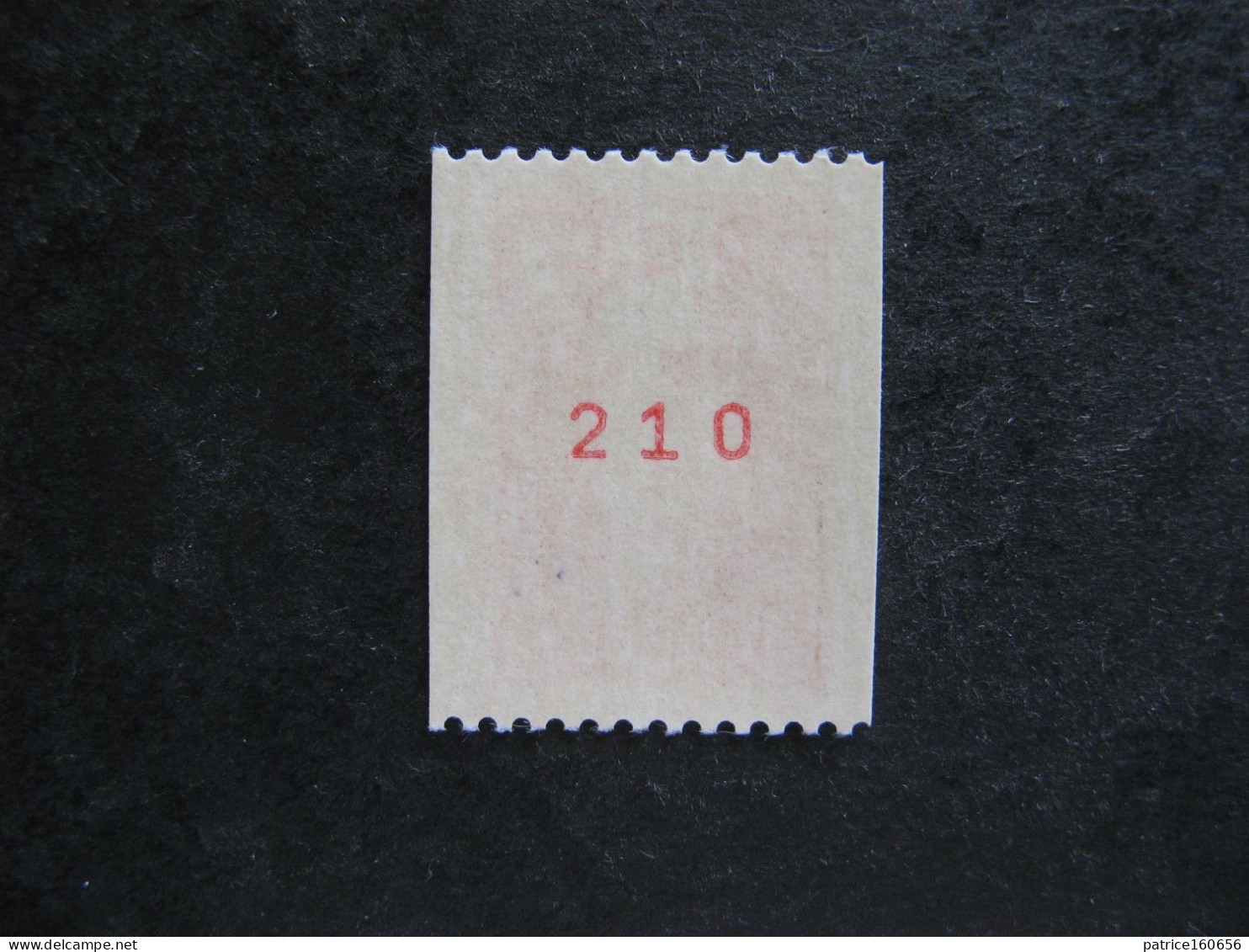TB N° 2819e, Bandes De Phosphore à Cheval , Numéro Rouge , Neuf XX . - Unused Stamps