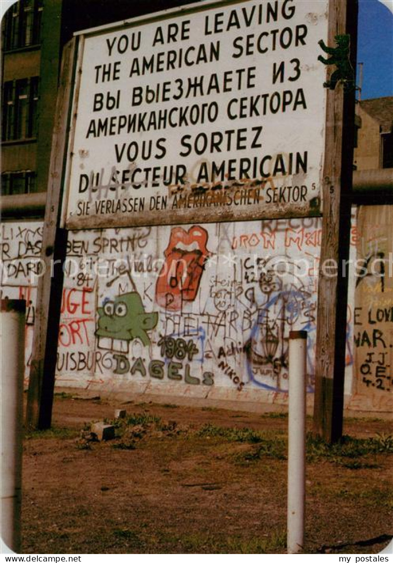 73725963 Berlin Graffitikuenste An Der Mauer Berlin - Other & Unclassified