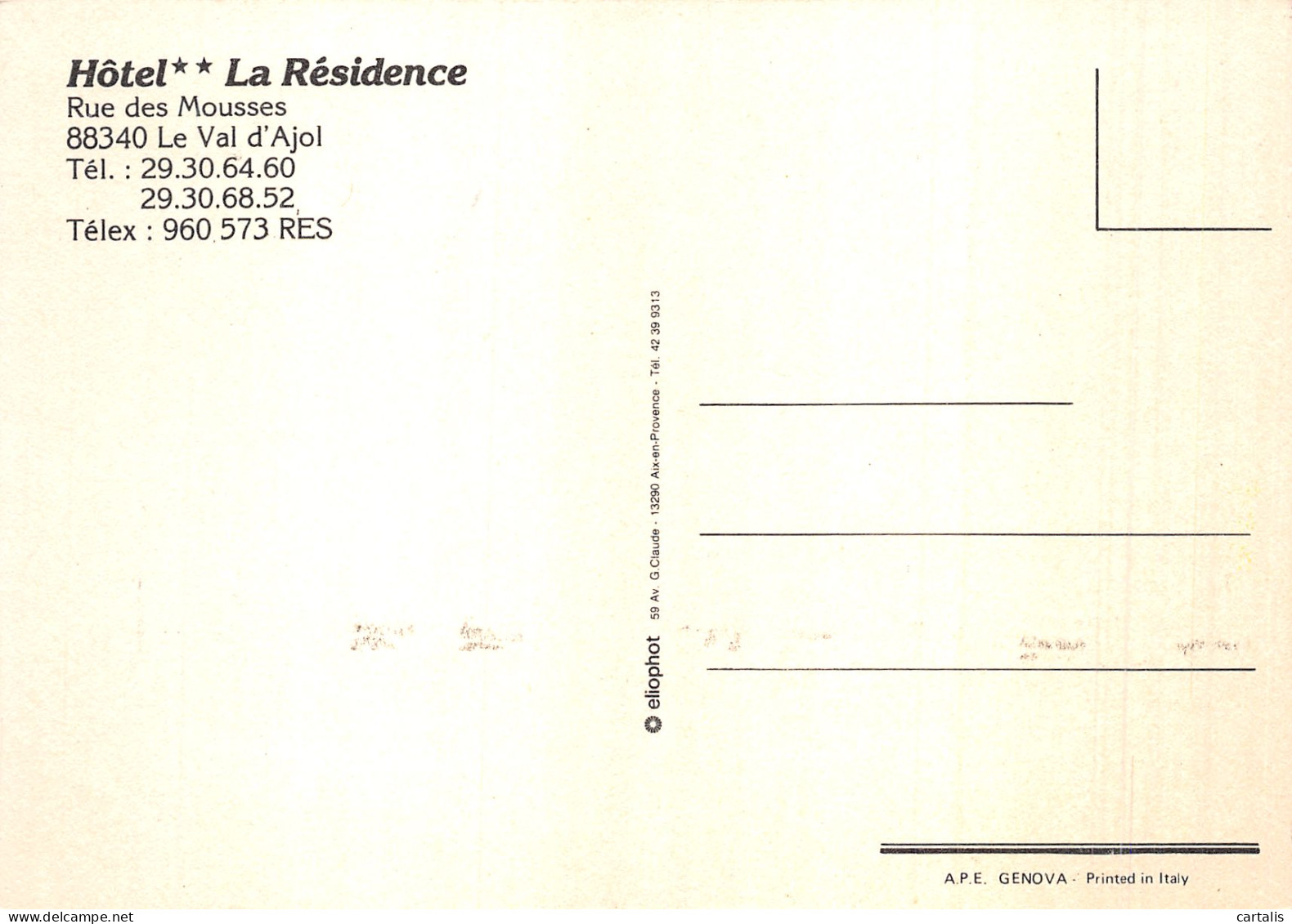 88-LE VAL D AJOL-N° 4423-D/0119 - Other & Unclassified