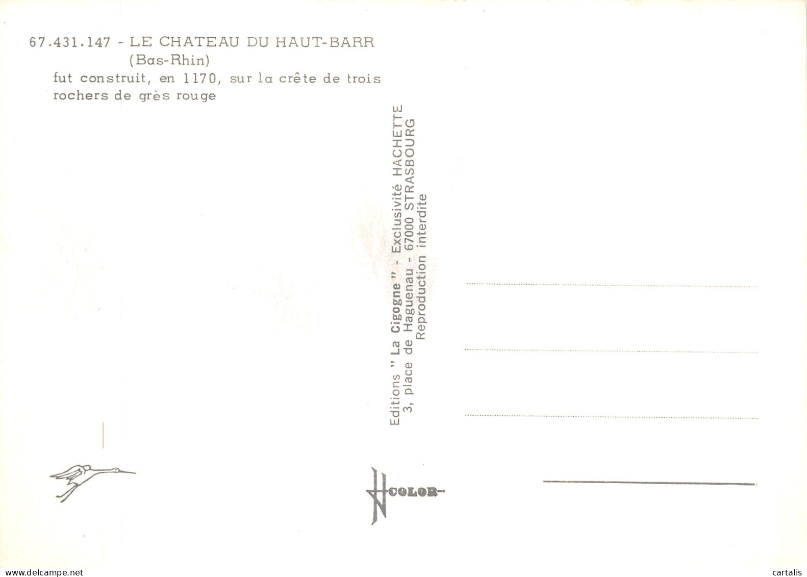 67-LE HAUT BARR LE CHATEAU-N° 4423-D/0049 - Other & Unclassified