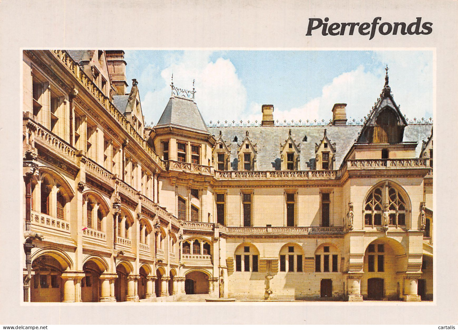 60-PIERREFONDS LE CHATEAU-N° 4423-D/0015 - Pierrefonds