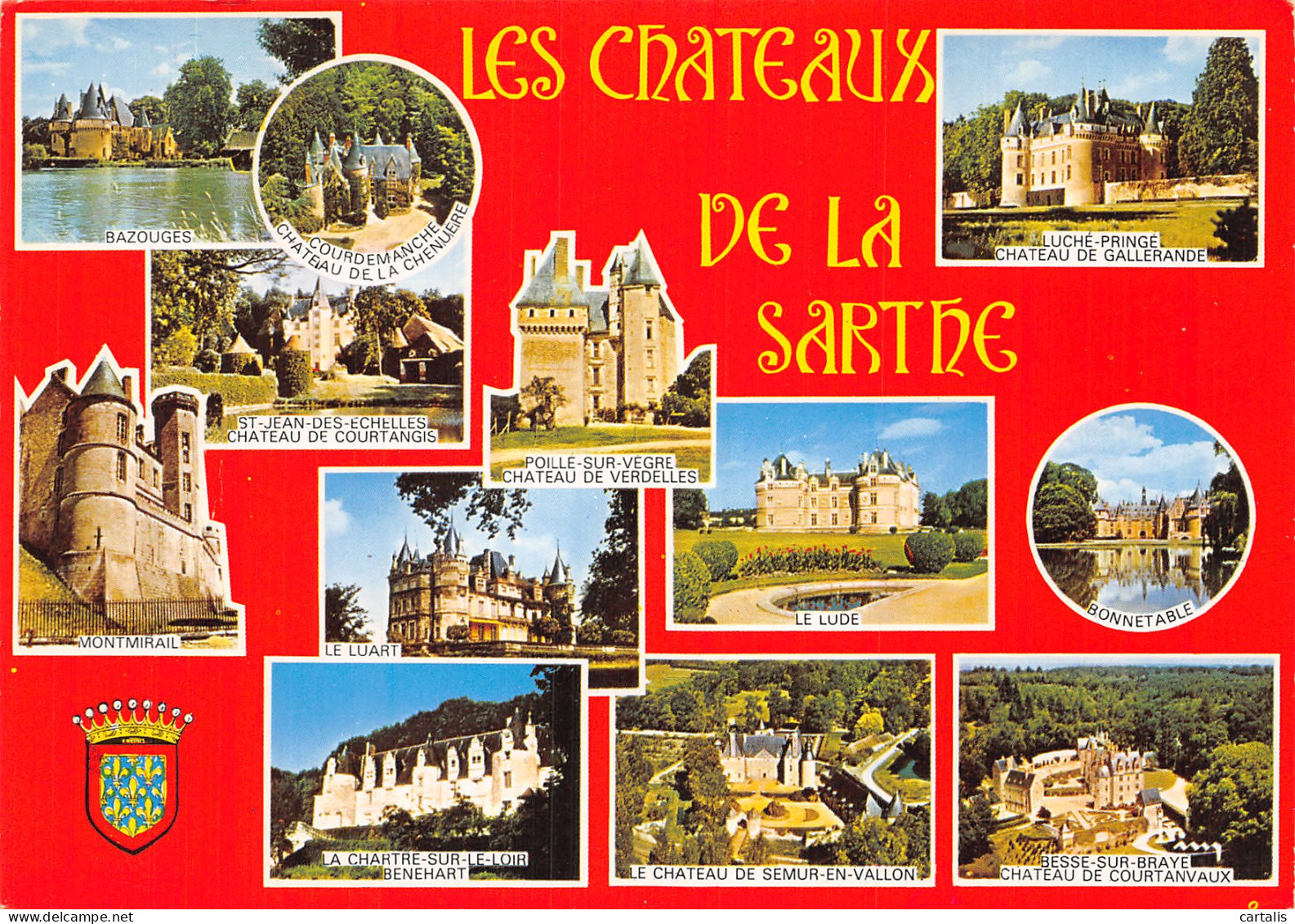 72-CHATEAUX DE LA SARTHE-N° 4423-C/0283 - Other & Unclassified