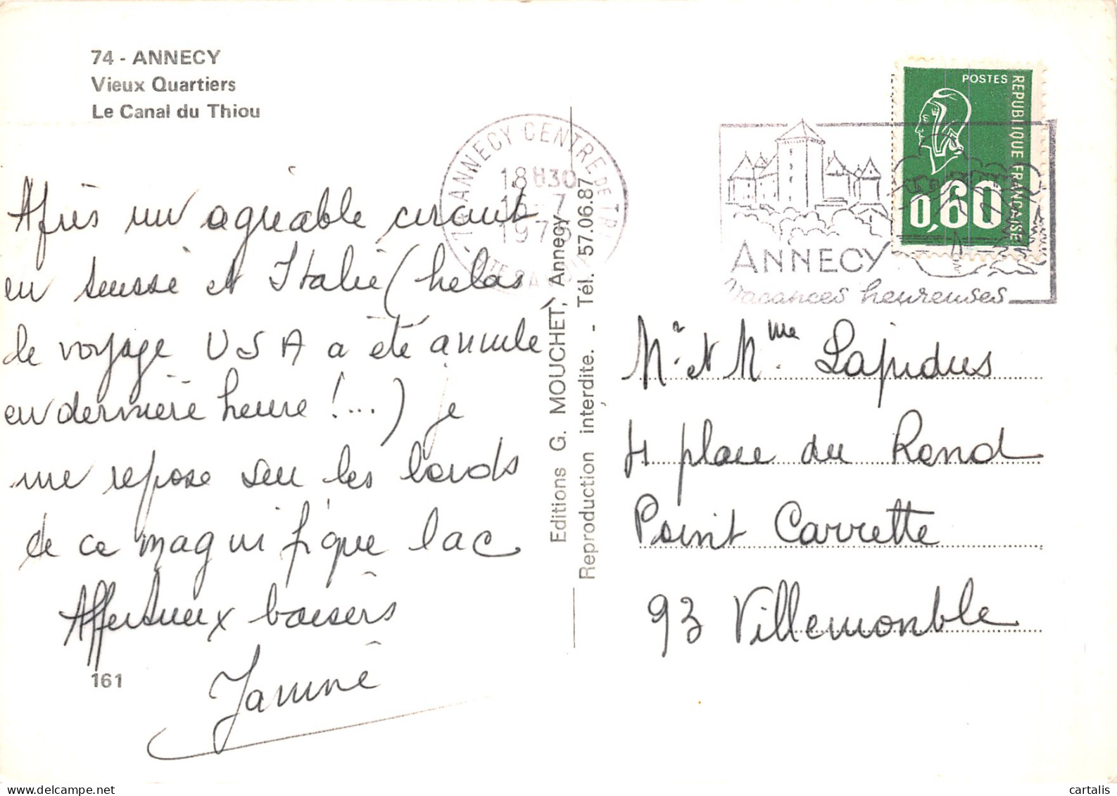 74-ANNECY-N° 4423-C/0265 - Annecy