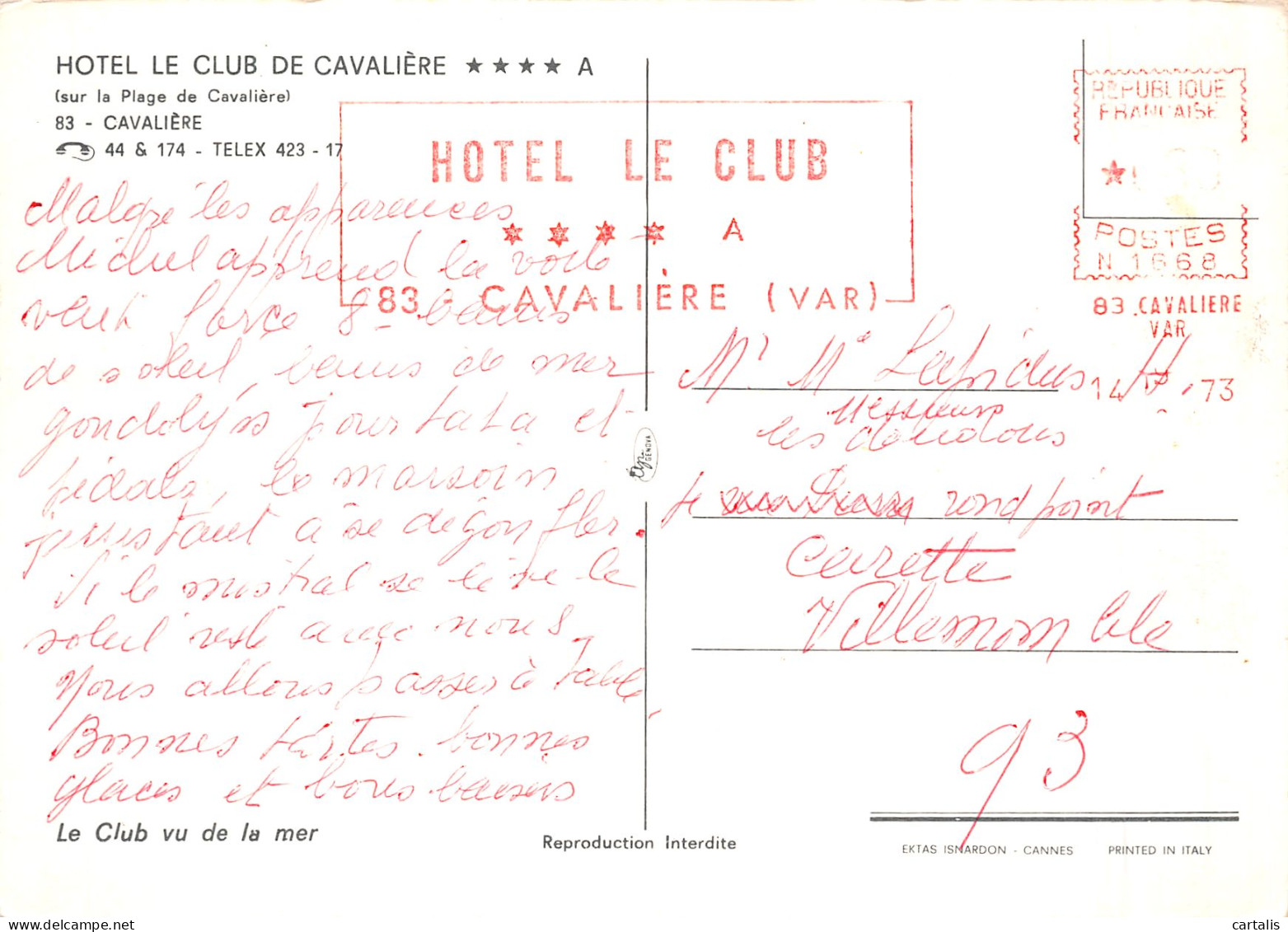83-CAVALIERE-N° 4423-C/0201 - Cavalaire-sur-Mer