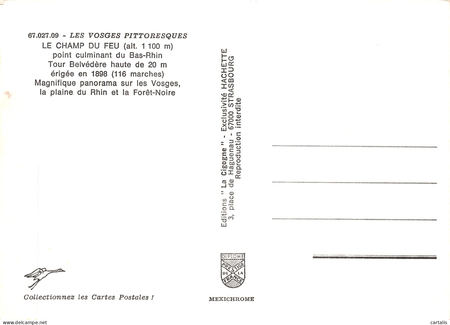 67-LE CHAMP DU FEU-N° 4423-C/0109 - Other & Unclassified