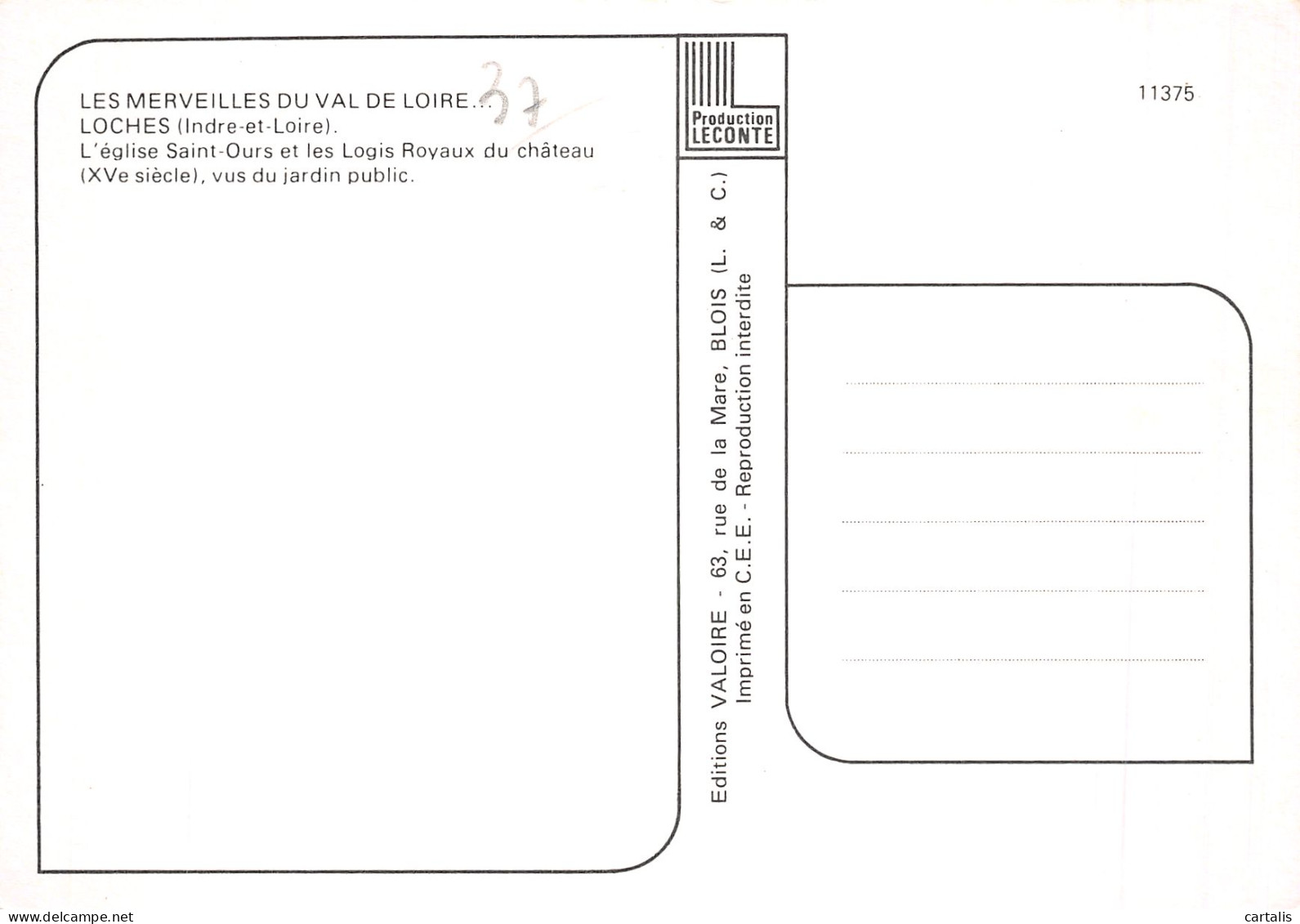 37-LOCHES-N° 4423-C/0001 - Loches