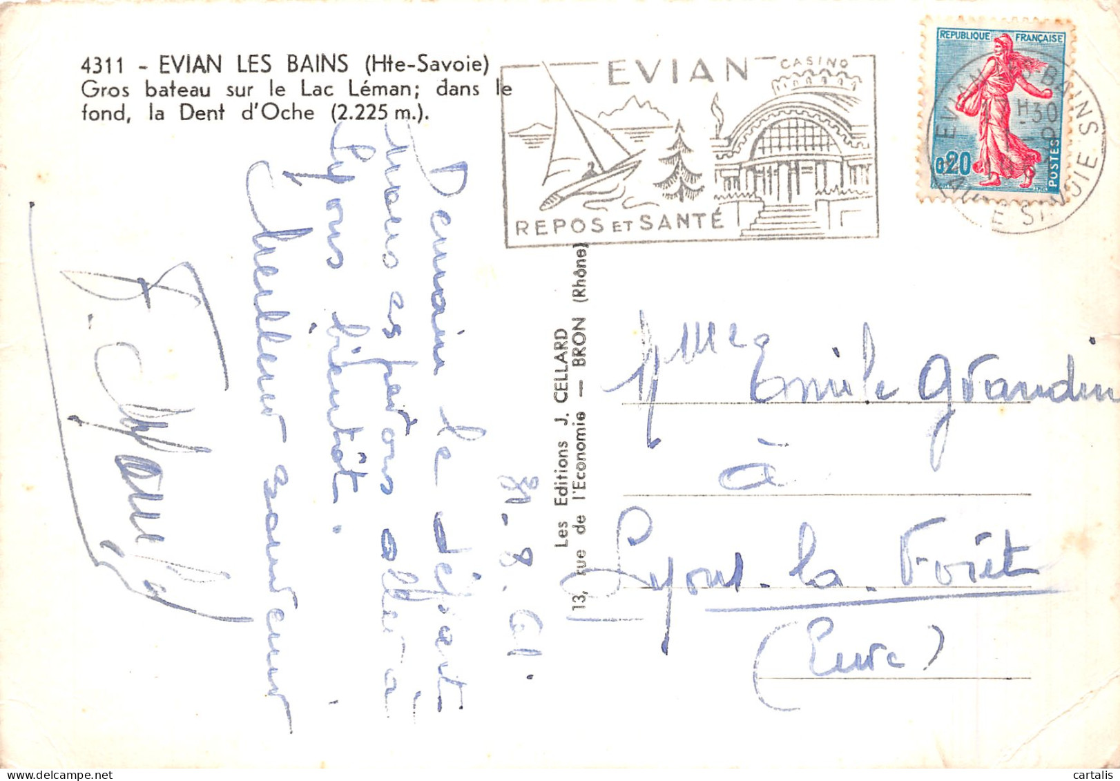 74-EVIAN LES BAINS-N° 4423-B/0295 - Evian-les-Bains