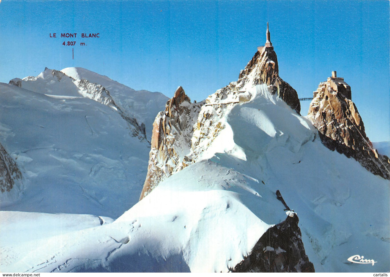 74-CHAMONIX MONT BLANC AIGUILLE DU MIDI-N° 4424-B/0309 - Chamonix-Mont-Blanc